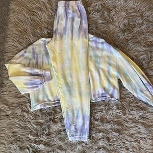 Z Supply Crop Jogger Set Sz Small